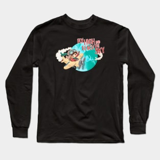 Amelia Earhart Long Sleeve T-Shirt